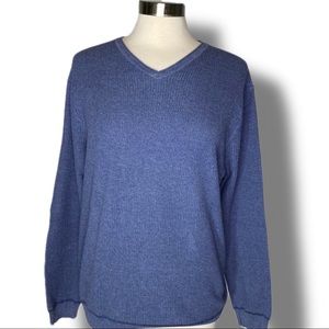 Tommy Bahama 100% Cotton V Neck Sweater Men’s Size Medium